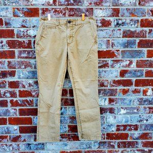 Aeropostale Mens Straight Leg Khaki Pants